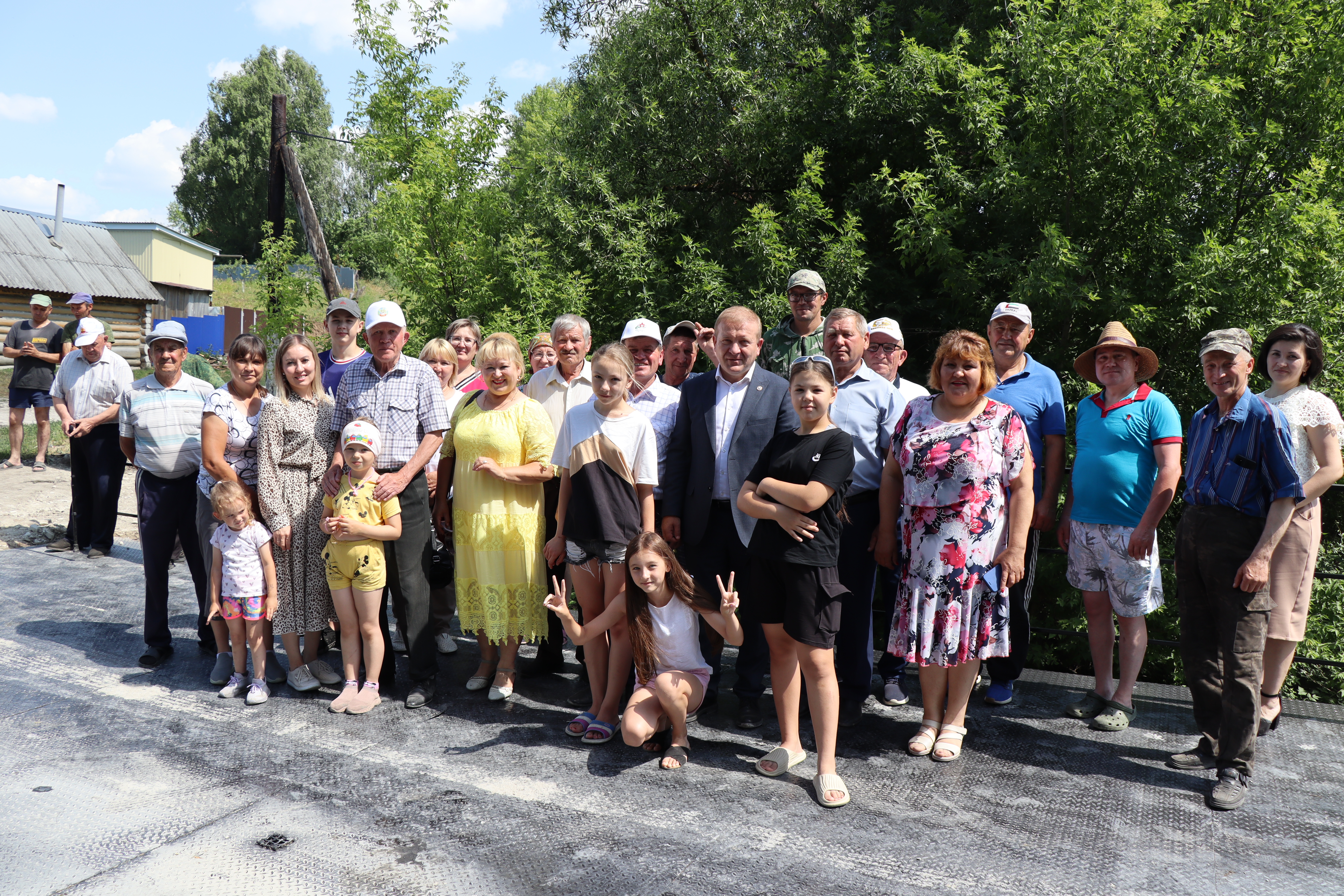 Открытие моста в Городище Фото Гулия Фаизова