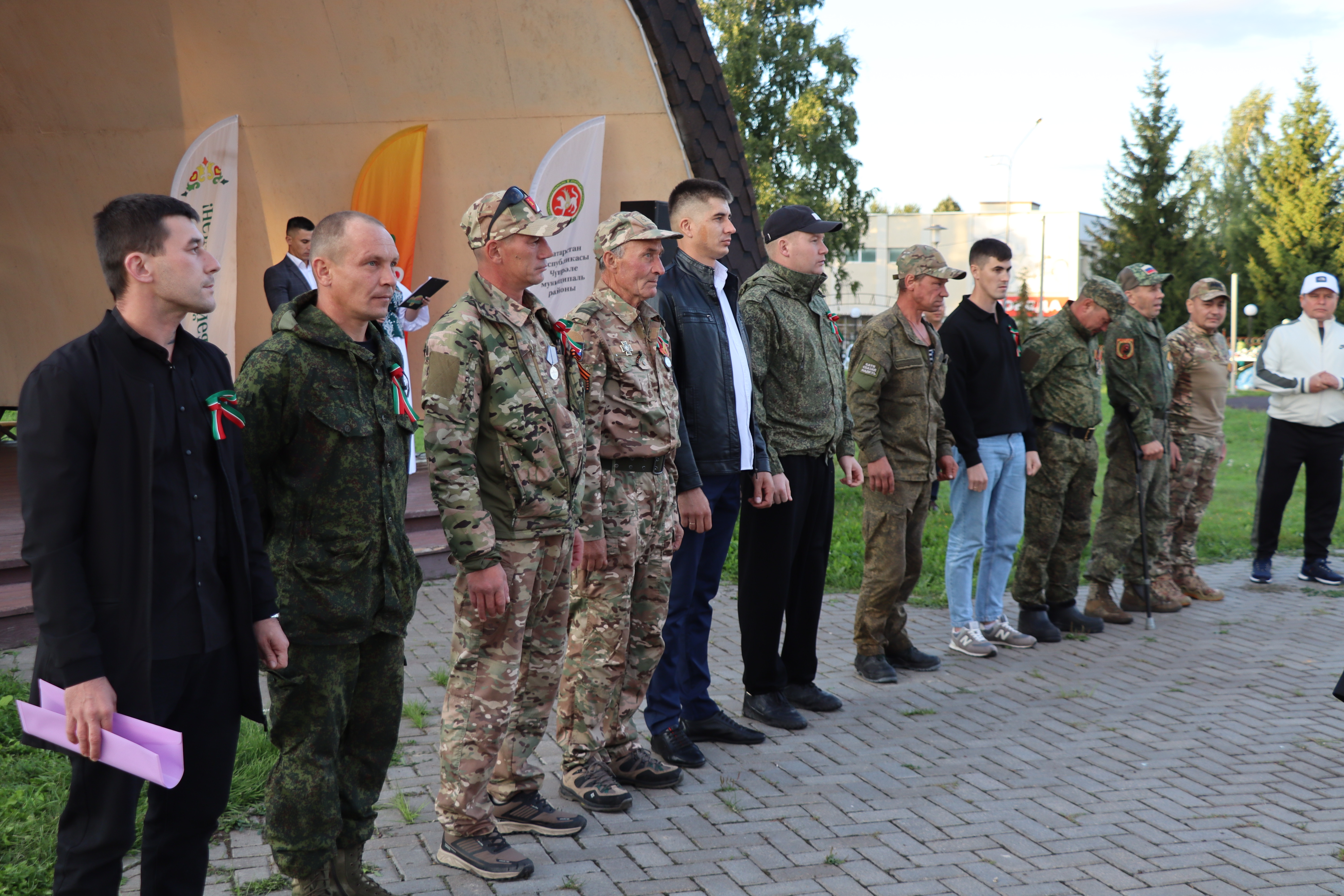 Чествовали участников СВО которые приехали в отпуск