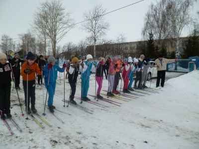 В Новоильмовской школе начался лыжный сезон