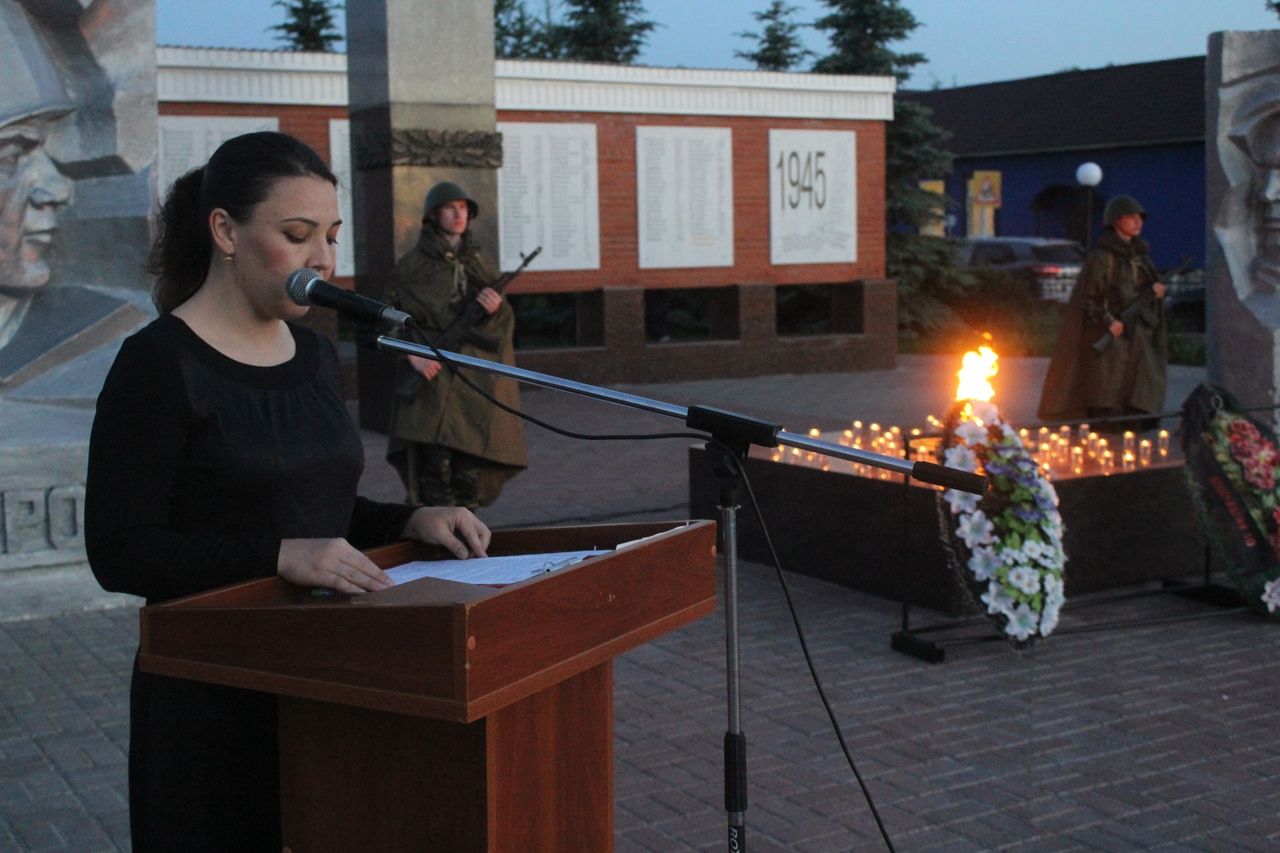 В Дрожжановском районе прошла акция «Свеча памяти»