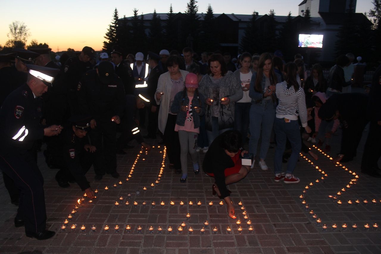 В Дрожжановском районе прошла акция «Свеча памяти»