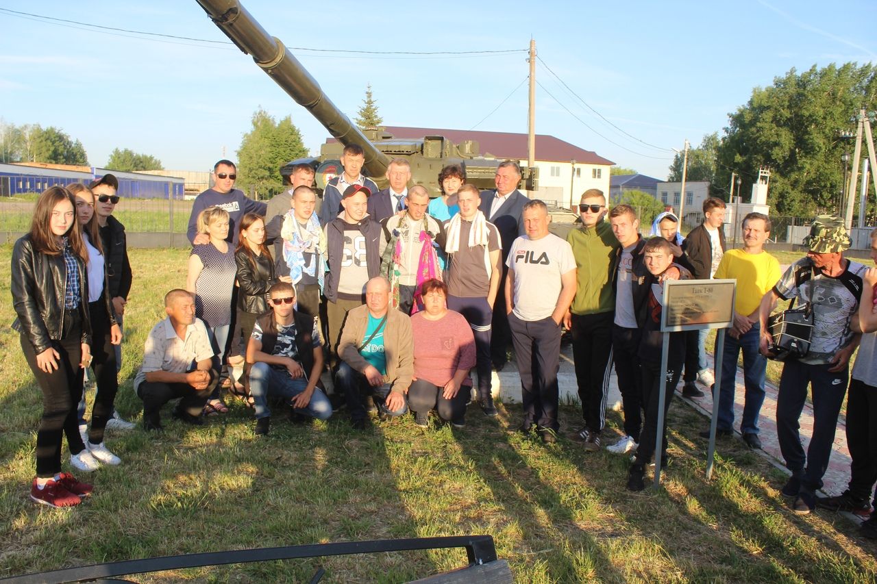 В Дрожжановском районе состоялись проводы в армию