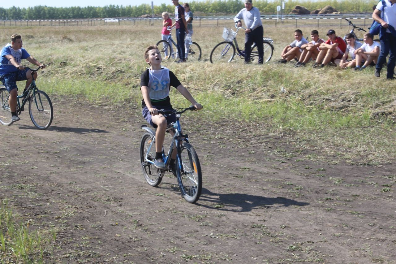 В Дрожжаном прошли соревнования по велоспорту