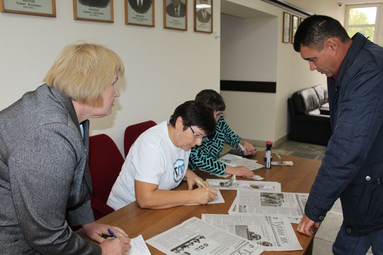 В Дрожжановском районе руководители дарят ветеранам  подписку на  районную газету
