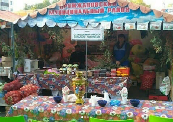 Дрожжановский  район предлагает свою продукцию на сельскохозяйственной ярмарке в Казани
