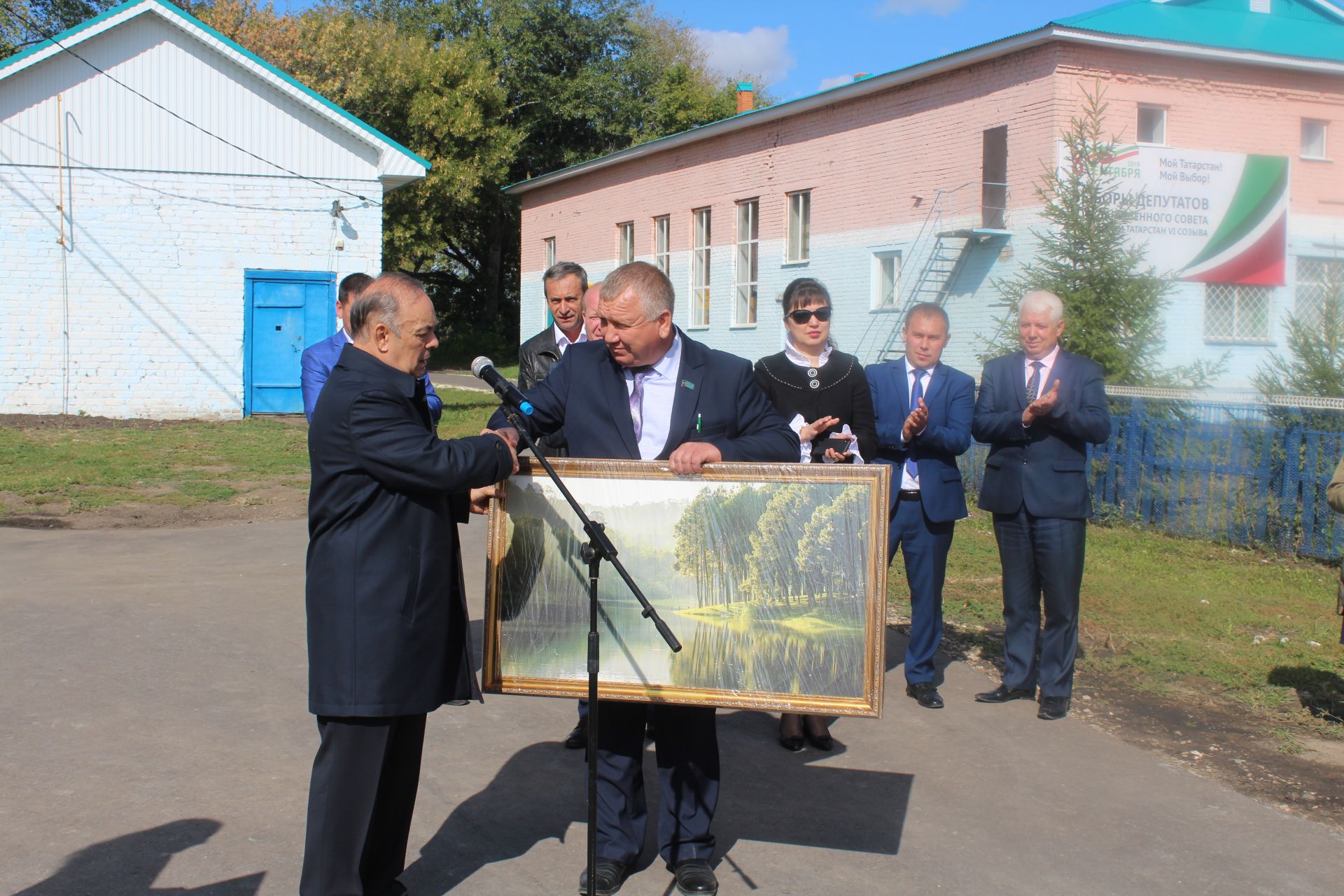 В селе Алешкин-Саплык открылся новое здание Совета и Исполкома сельского поселения