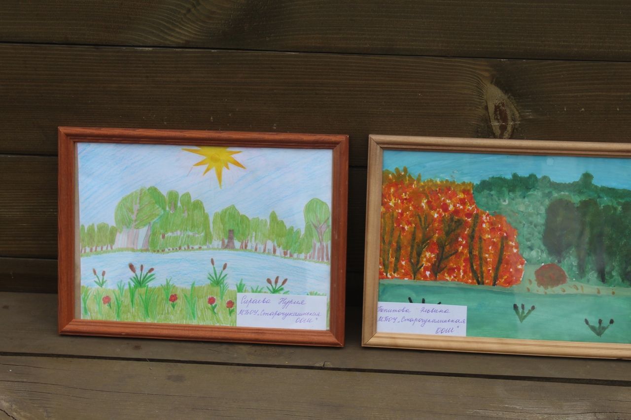 В Дрожжаном состоялась творческая выставка живописных картин на тему: «Образы малой Родины»