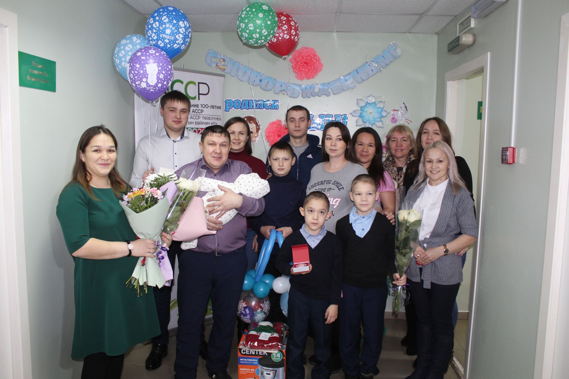 В Дрожжановском районе  состоялась торжественная выписка первого малыша 2020 года