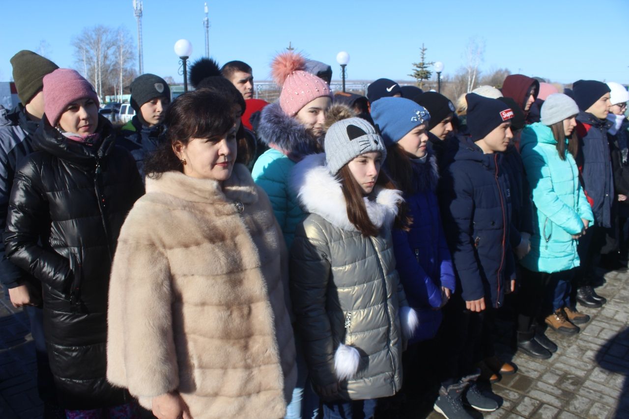 В Дрожжановском районе состоялся митинг, посвященный Дню защитника Отечества