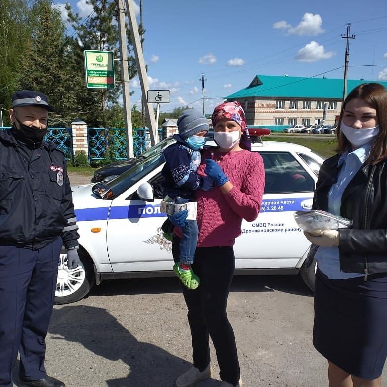 В Дрожжановском районе провели акцию "Ребенок главный пассажир"