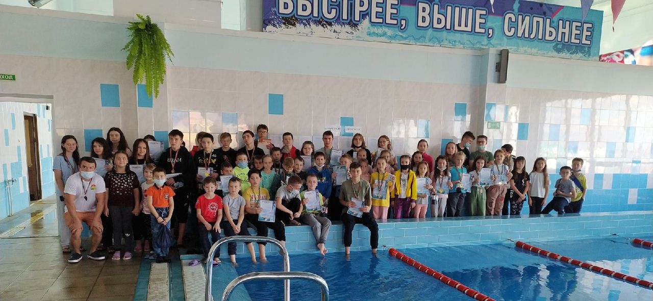 Воспитанники МБО "Спортивная школа" Дрожжановского района соревновались в плавании