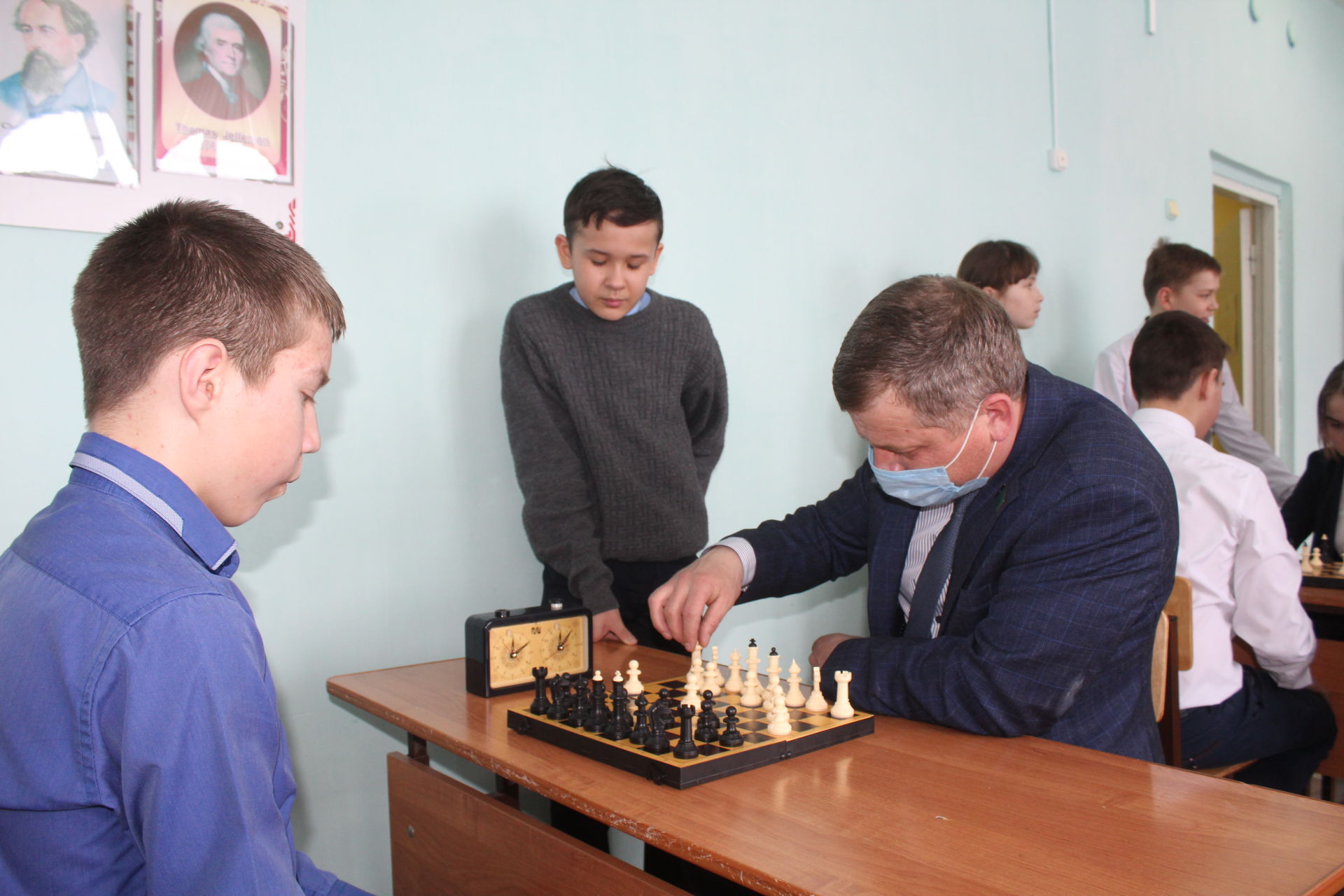 В Дрожжановском районе стартовал спецпроект по созданию шахматных зон в школах