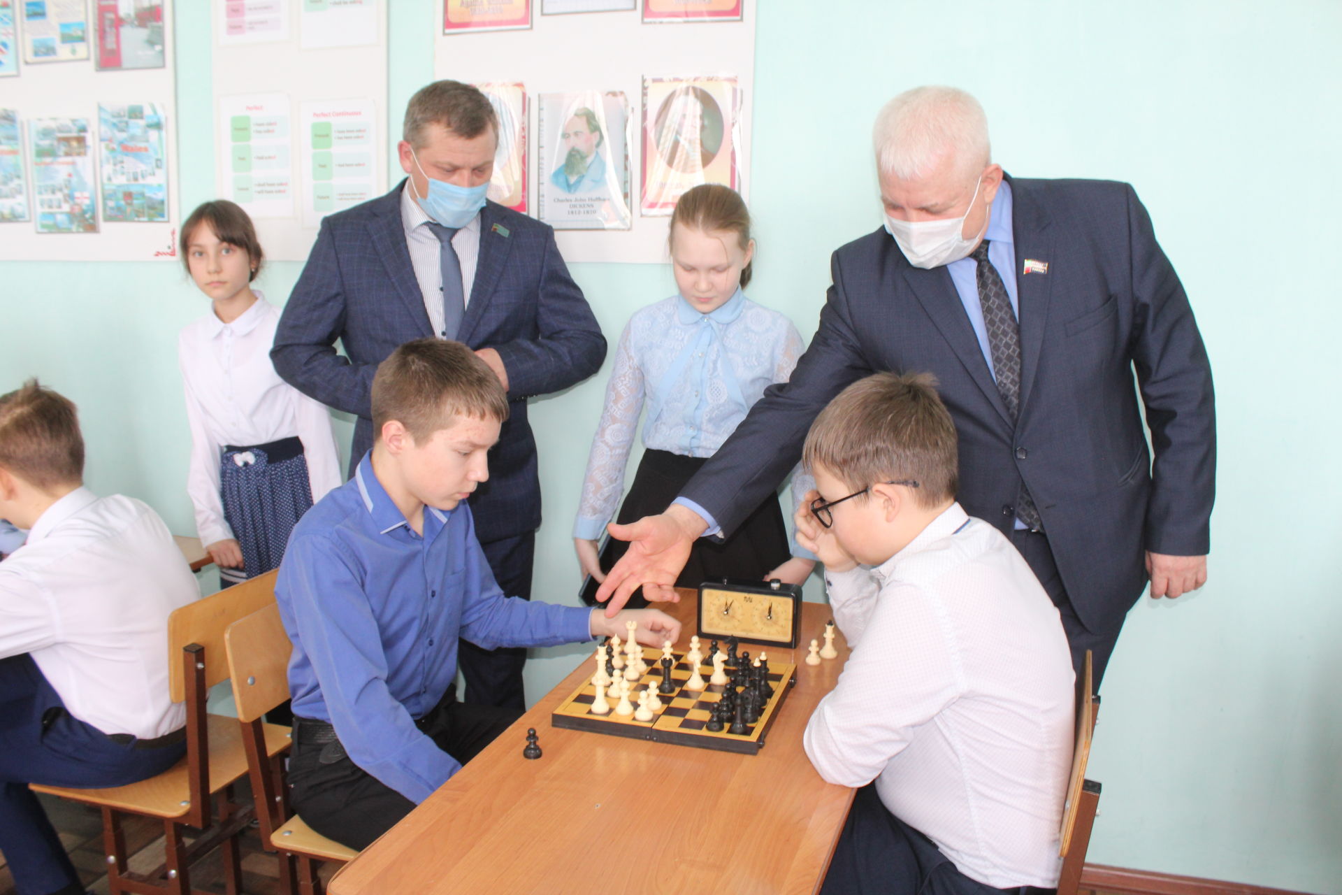 В Дрожжановском районе стартовал спецпроект по созданию шахматных зон в школах