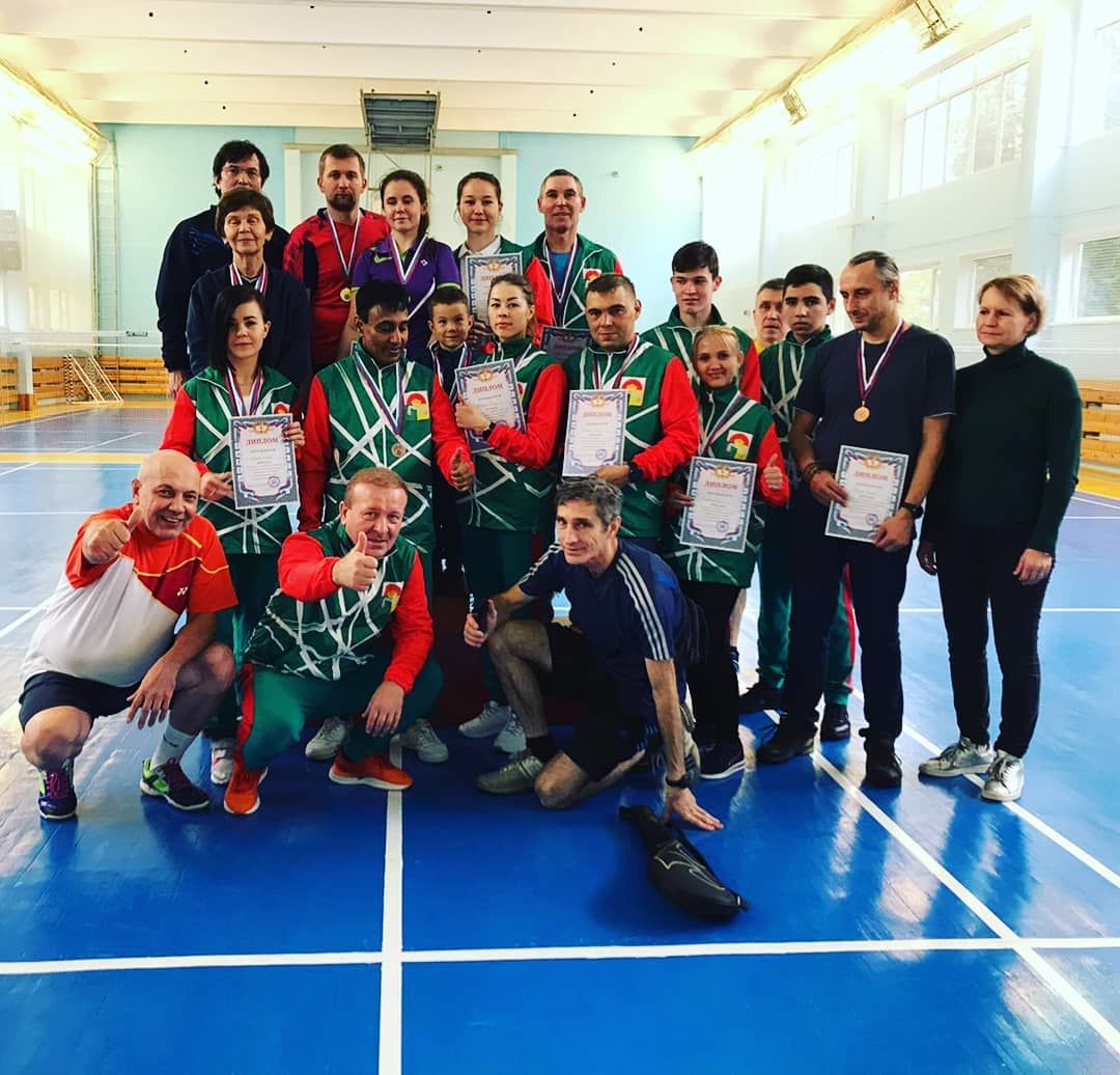 Дрожжановские спортсмены вернулись с победой с Открытого турнира по бадминтону в Чебоксарах