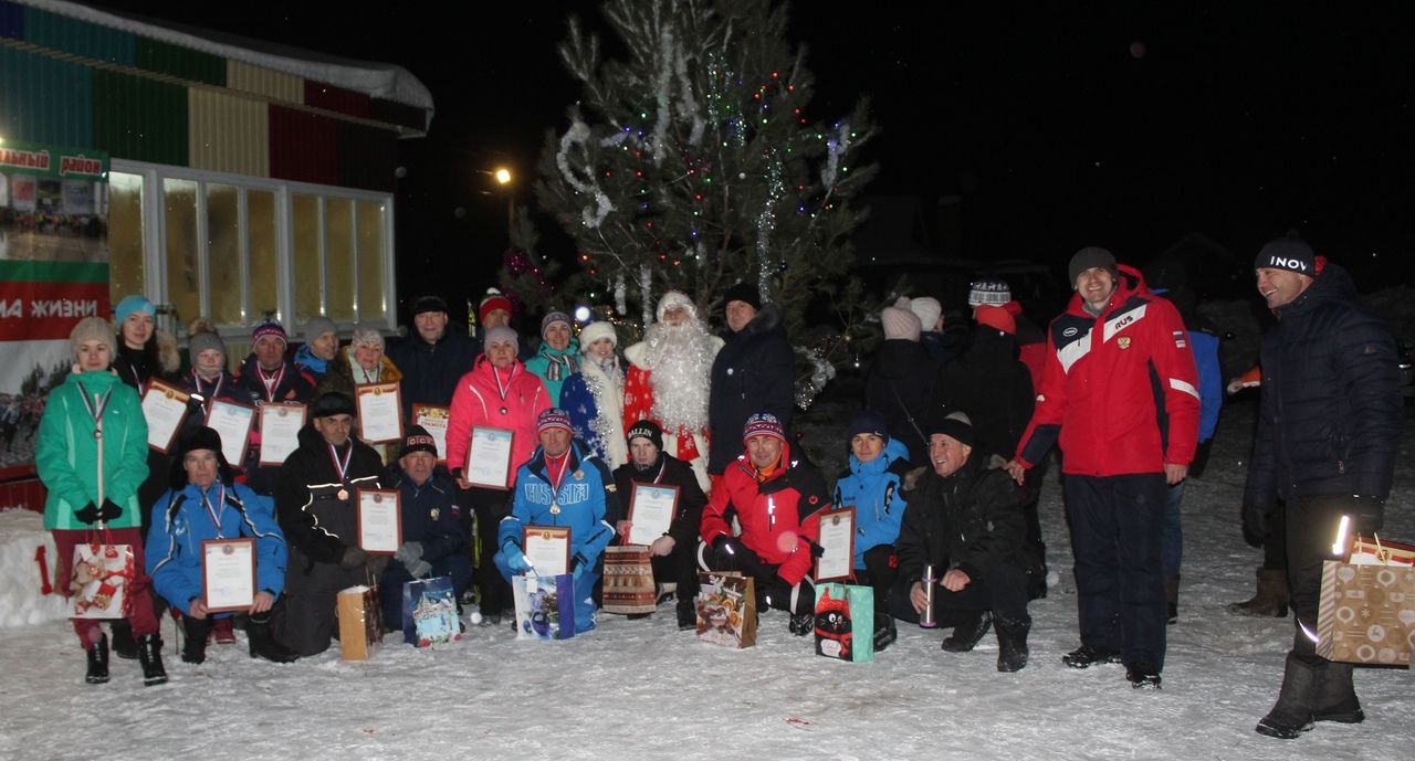 В Дрожжановском районе прошли соревнования по лыжным гонкам среди взрослого населения