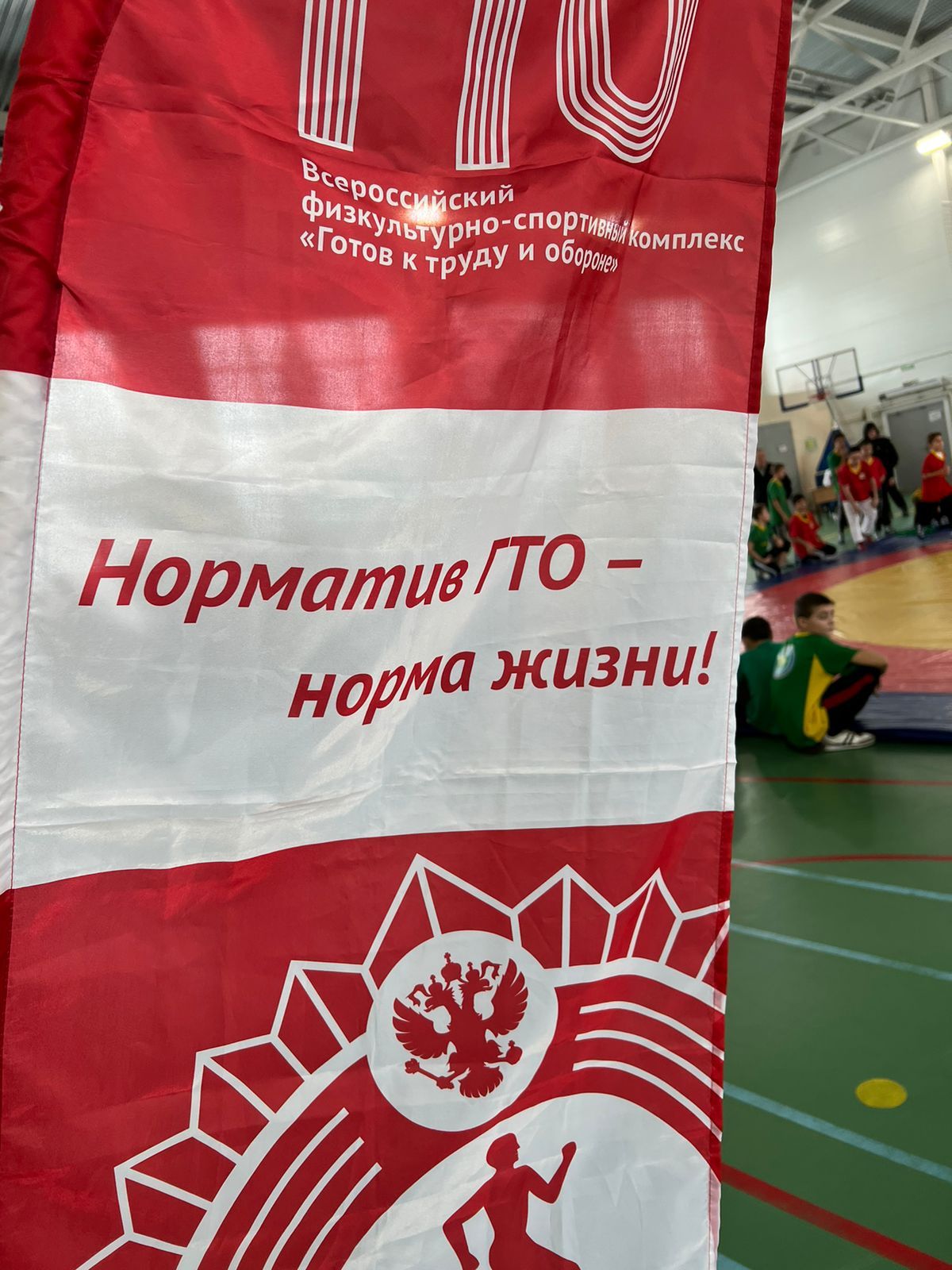 Во время турнира по борьбе памяти Сайфихана Нафиева юные спортсмены выполнили нормативы ГТО