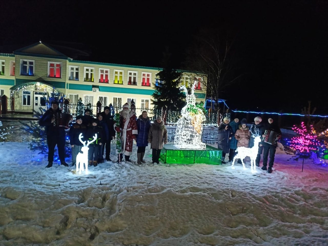 В Дрожжановском районе царит новогодняя атмосфера