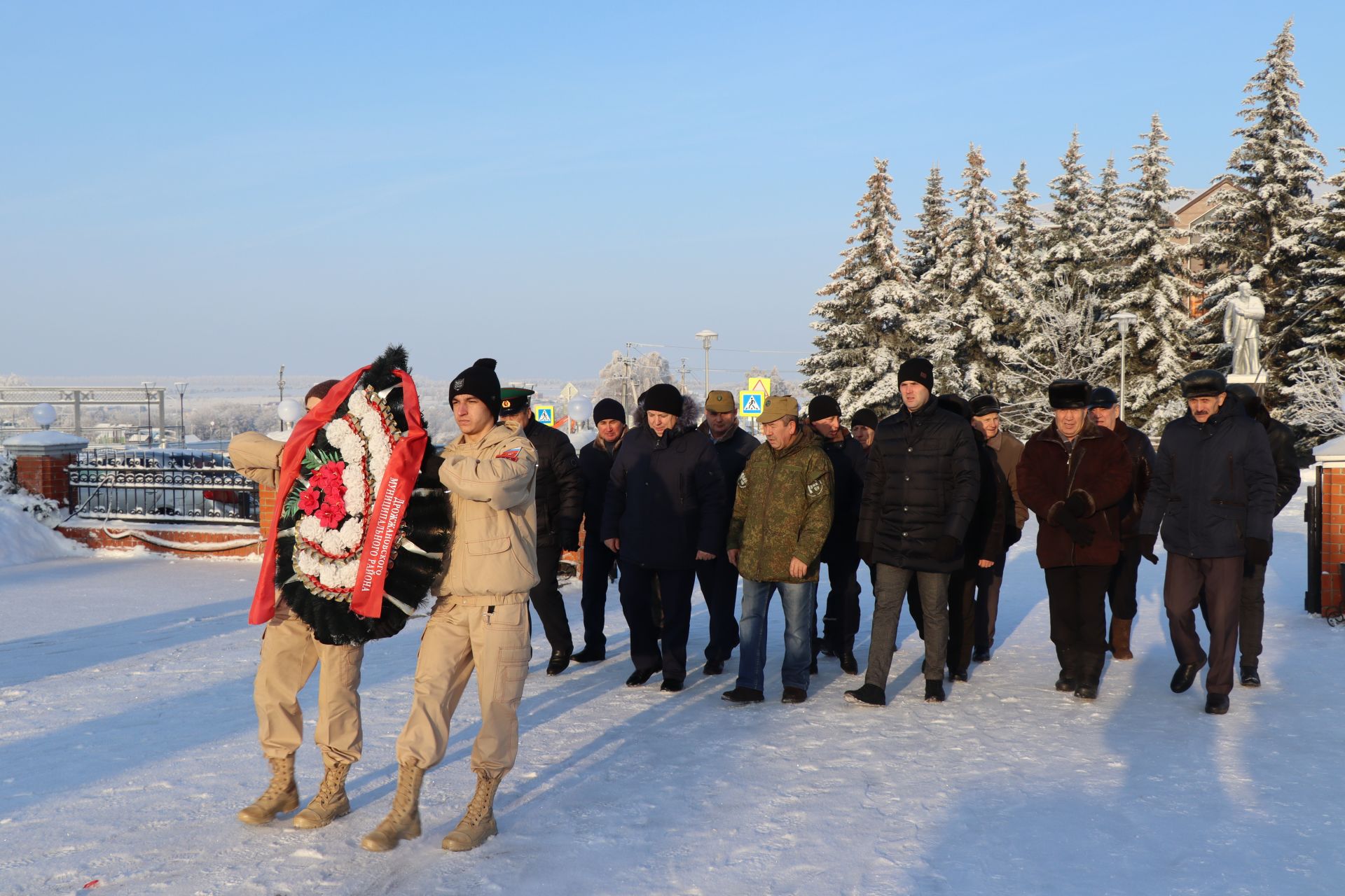 В День Неизвестного солдата в Дрожжановском районе прошёл митинг