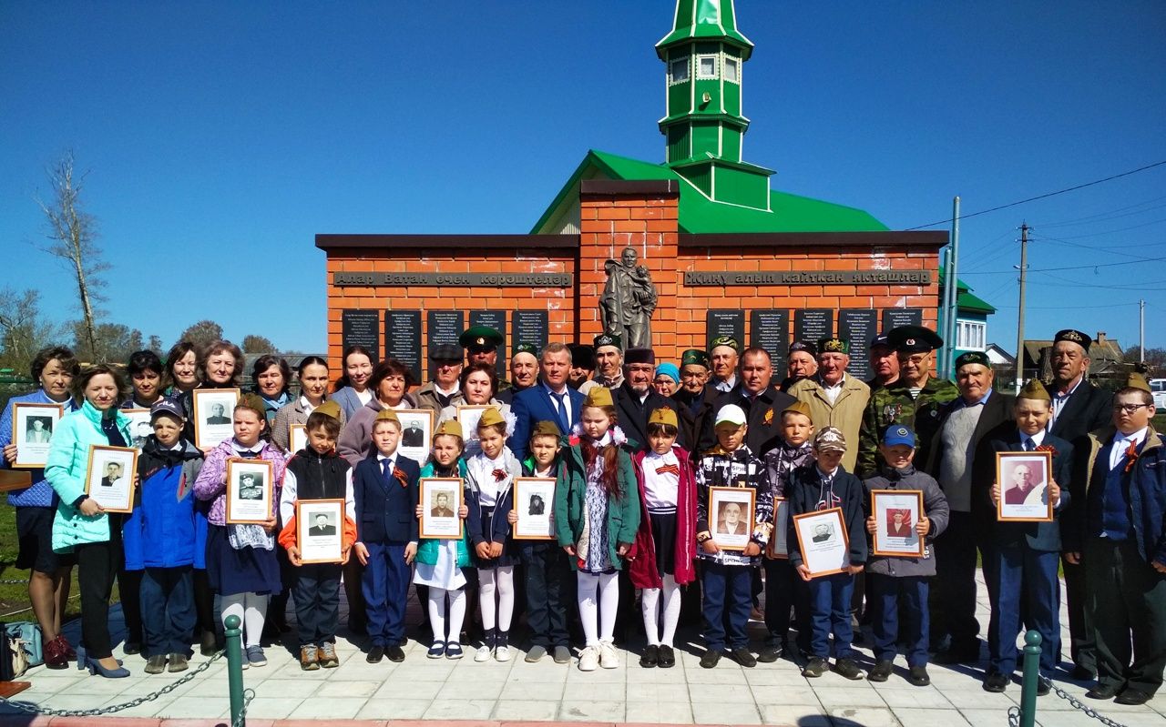 В сельских поселениях Дрожжановского района прошли митинги, посвященные 77-й годовщине Великой Победы