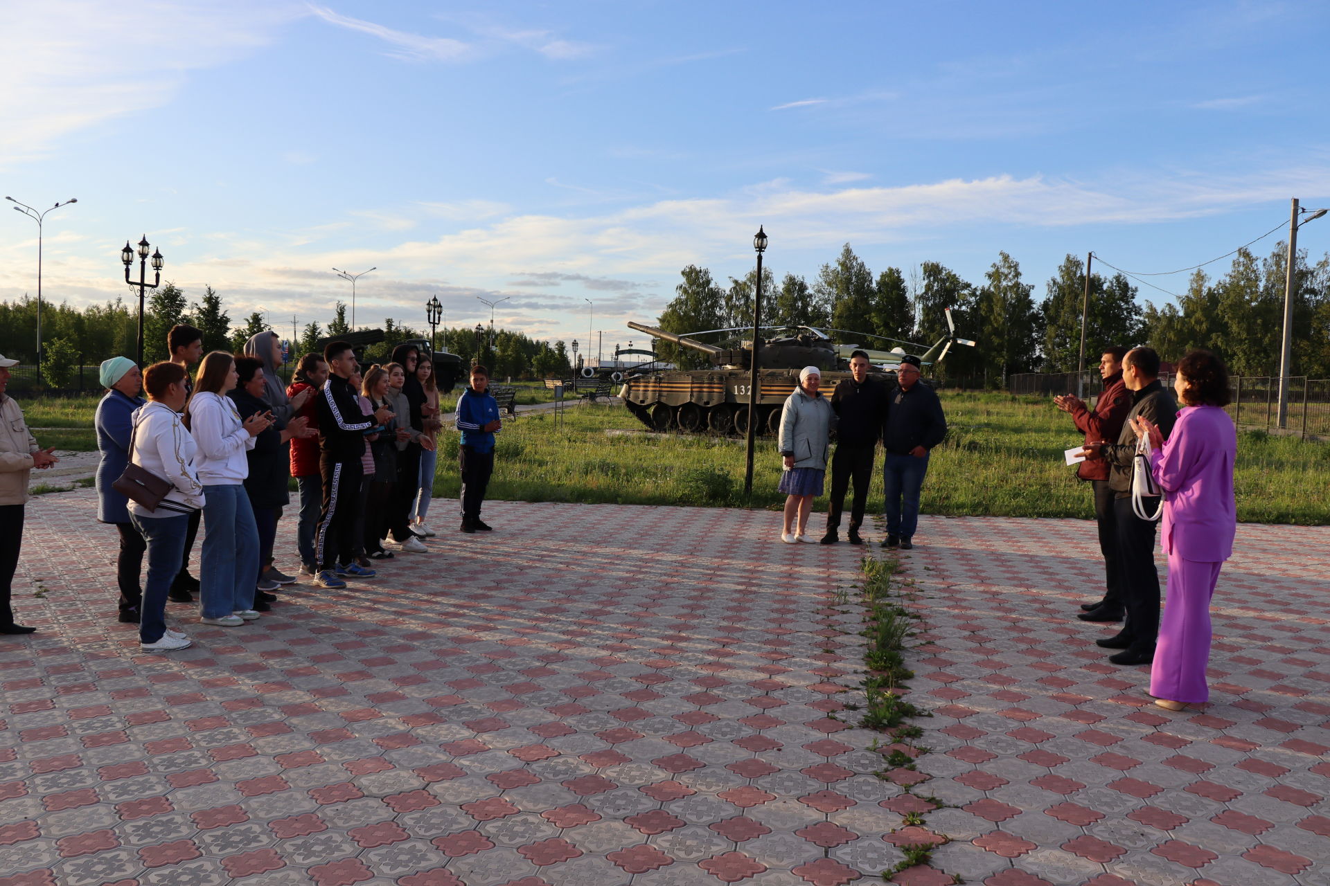 В Дрожжановском районе состоялись проводы в армию Ильяса Алтынбаева