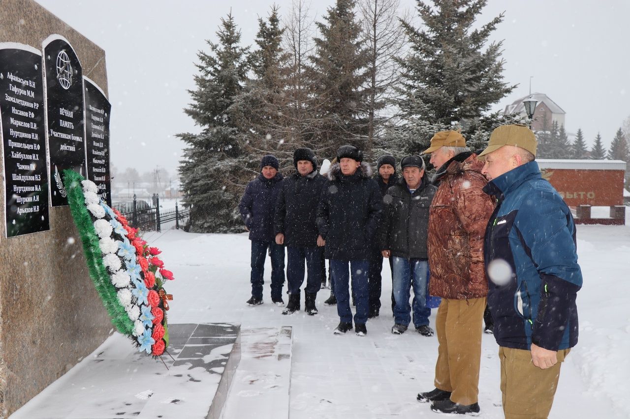 В Дрожжановском районе РТ отметили день ввода войск в Афганистан