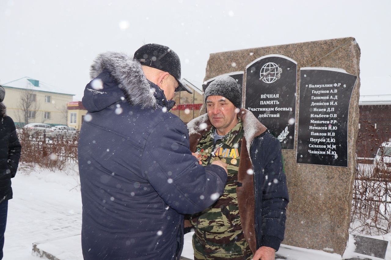 В Дрожжановском районе РТ отметили день ввода войск в Афганистан