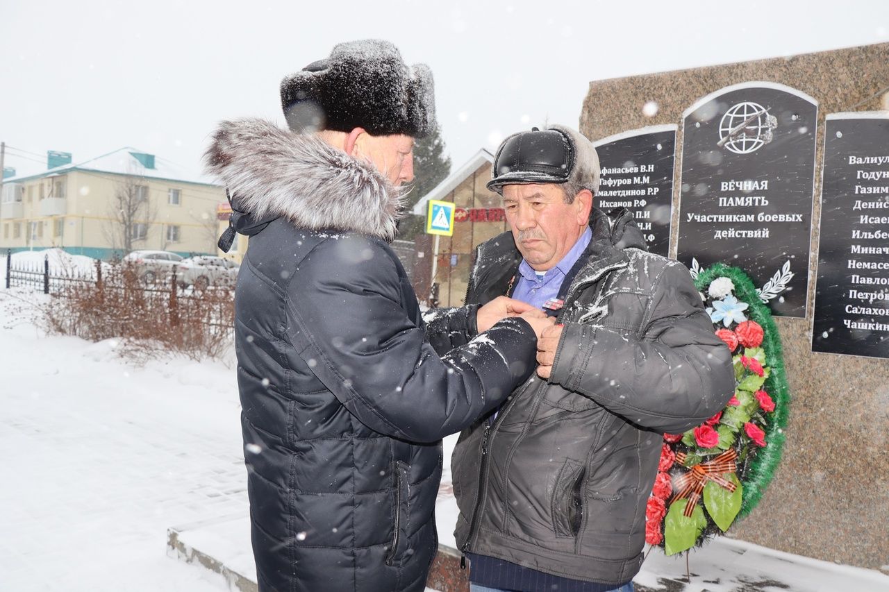 В Дрожжановском районе РТ отметили день ввода войск в Афганистан