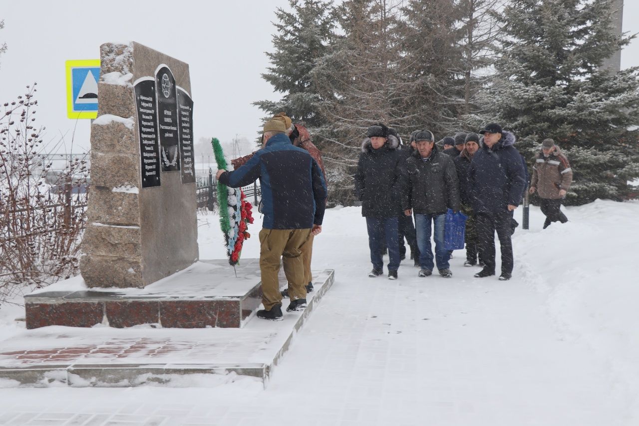 В Дрожжановском районе РТ отметили день ввода войск в Афганистан