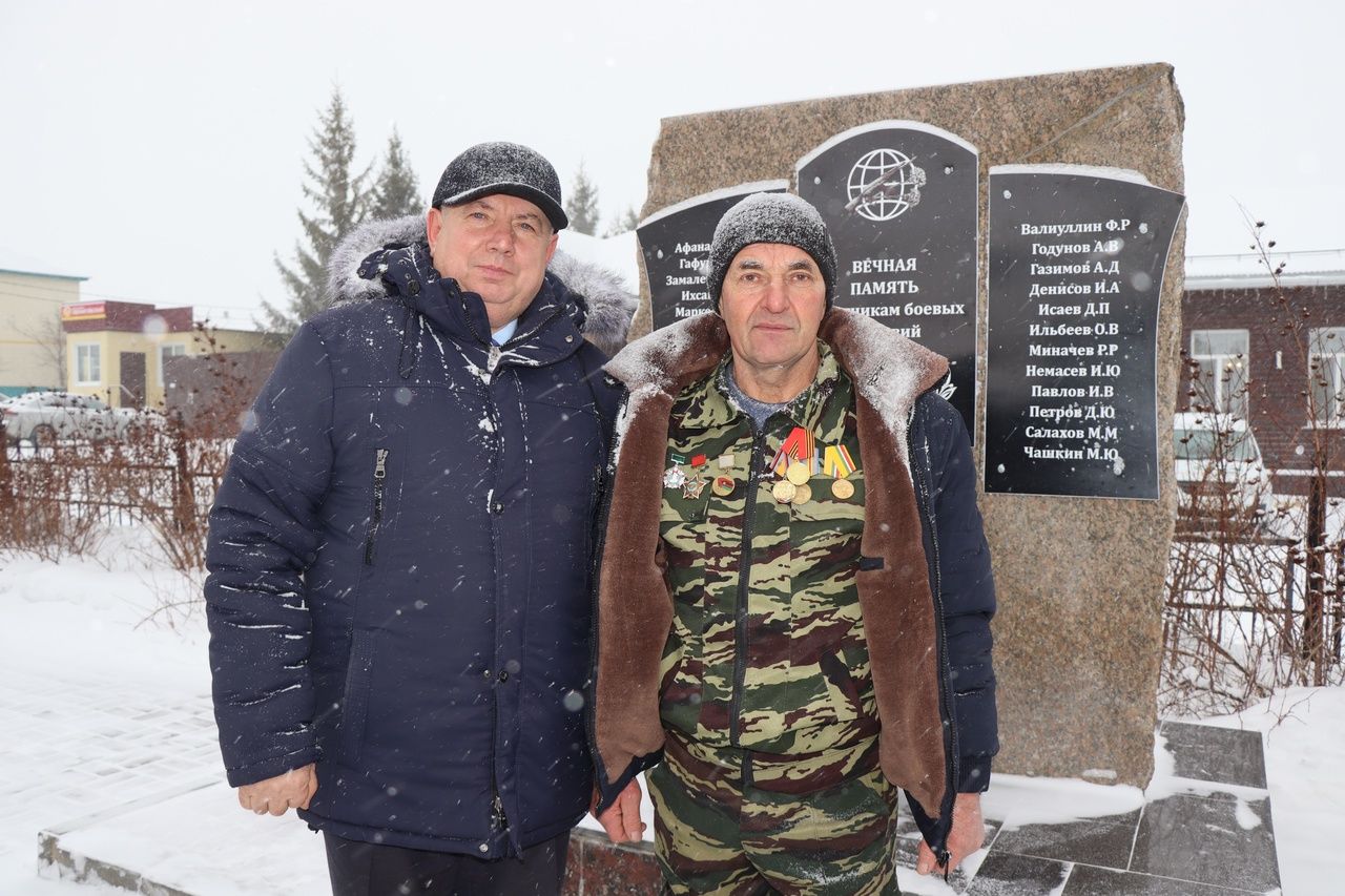 В Дрожжановском районе РТ отметили день ввода войск в Афганистан