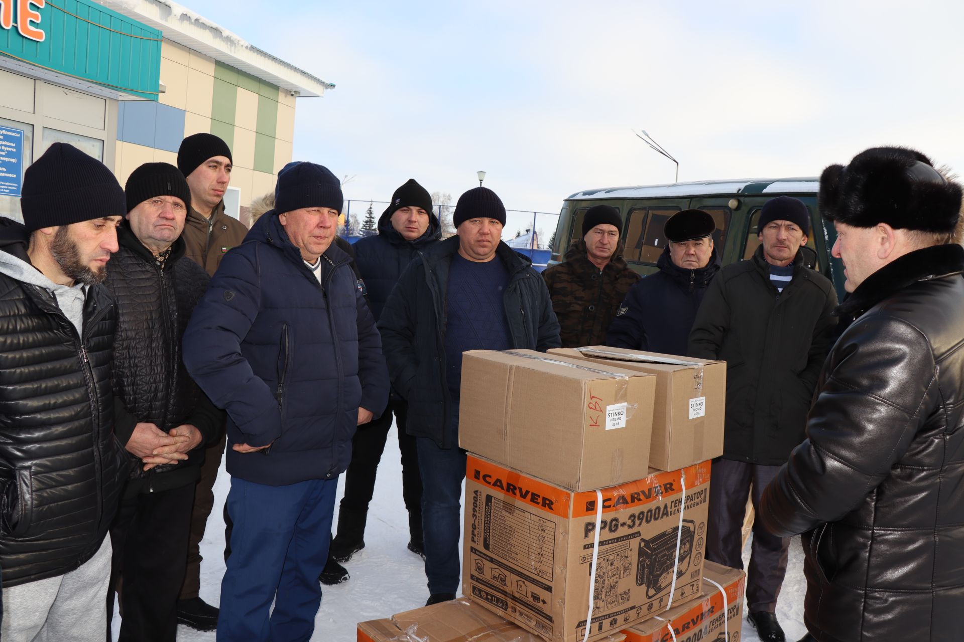 Камазовцы Дрожжановского района РТ собрали гуманитарную помощь для бойцов СВО