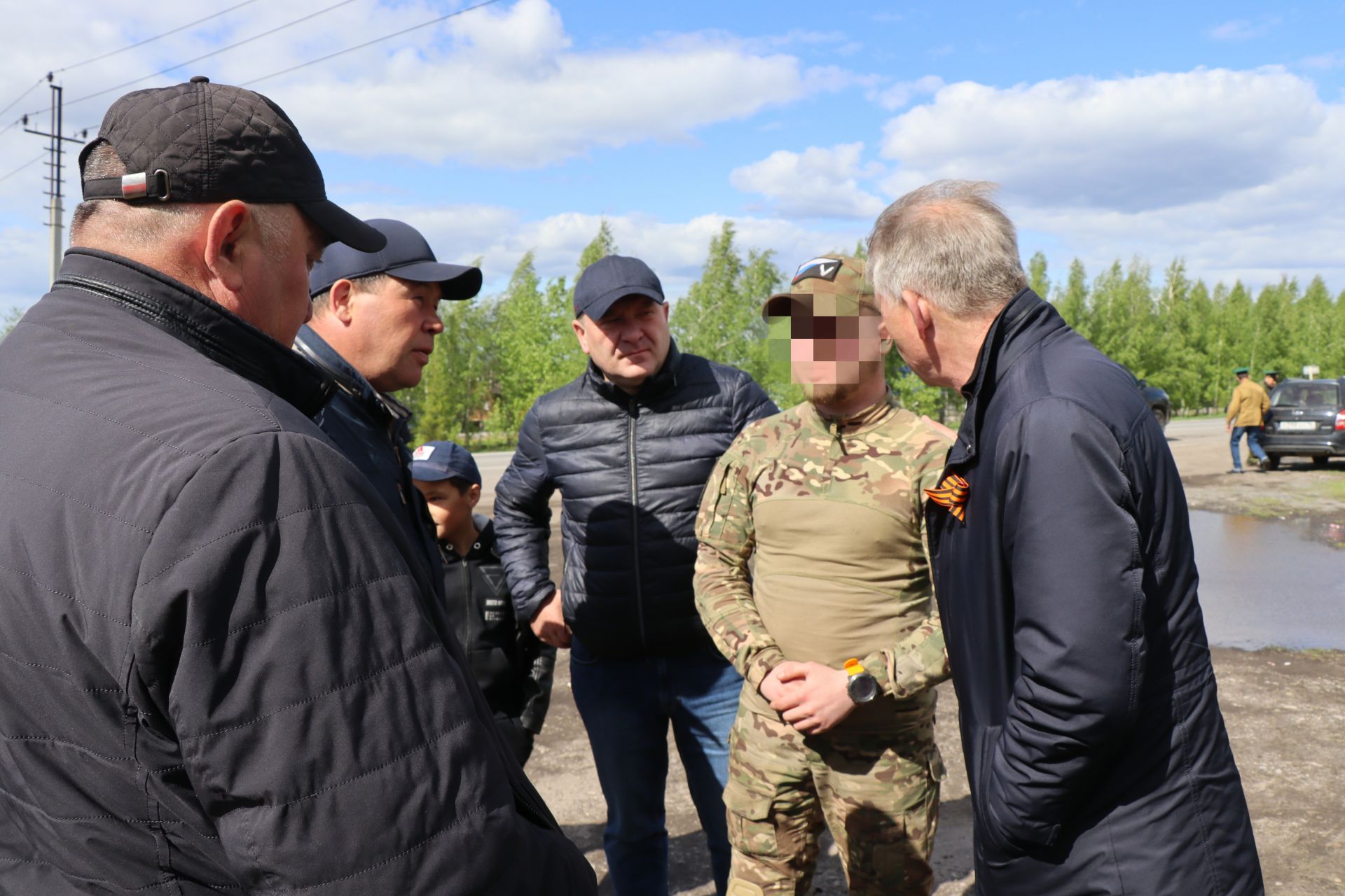 Долгожданная встреча: еще двое мобилизованных дрожжановцев вернулись в отпуск