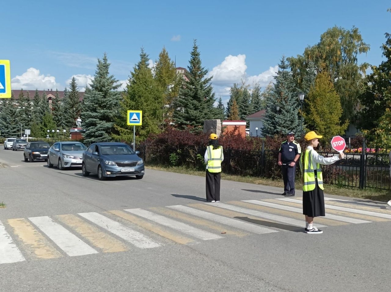 В Дрожжановском районе РТ проходят акции «Безопасный переход» в рамках профилактического мероприятия «Внимание, дети!»