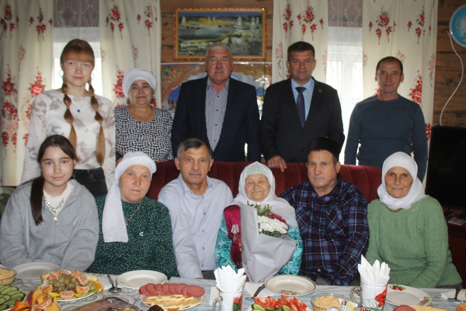 95-летний юбилей отметила жительница села Малая Цильна Дрожжановского района РТ