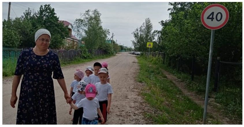 Мероприятия по ПДД прошли в Шланговском детском саду Дрожжановского района РТ