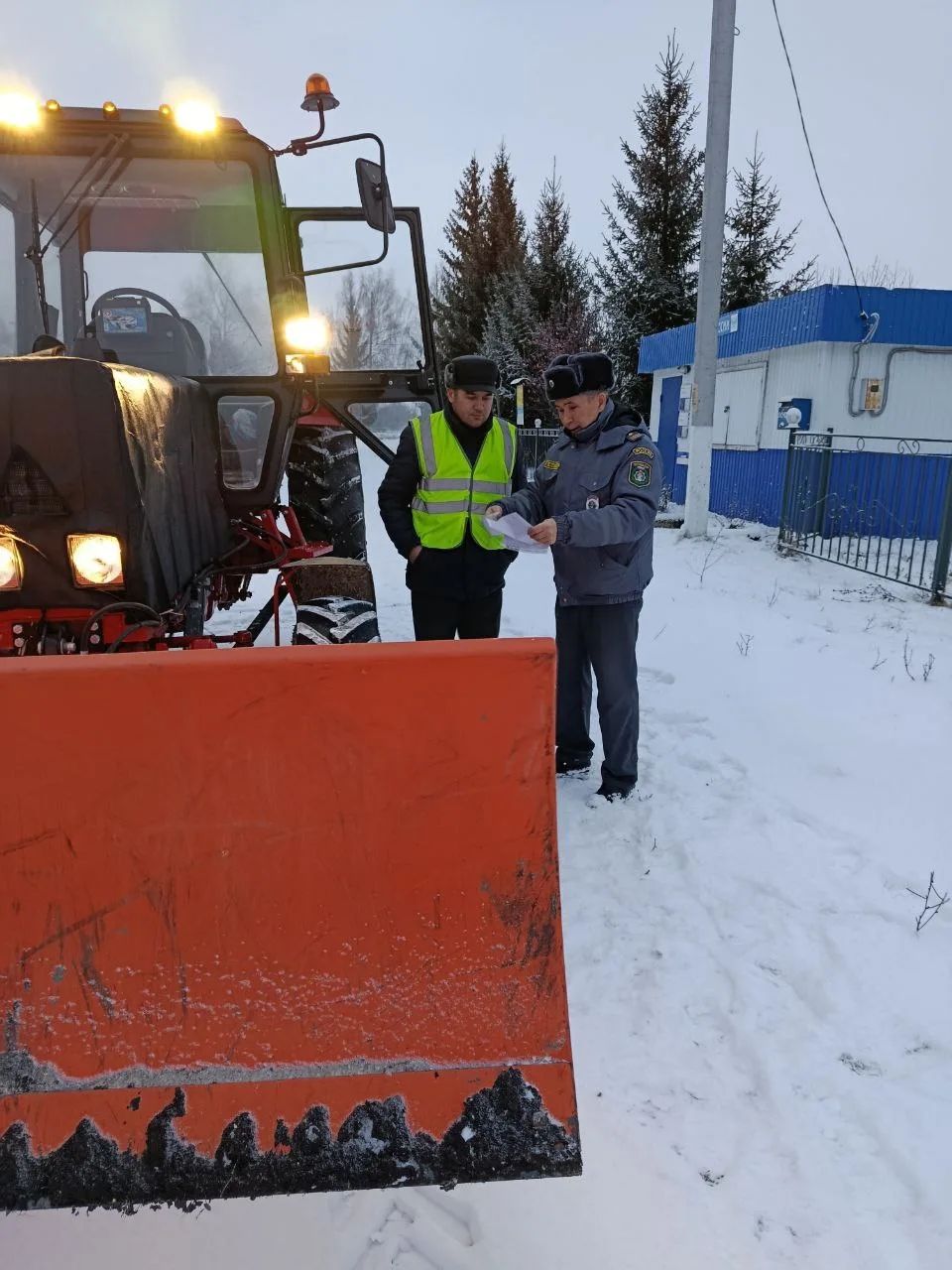 В Старочукалинском сельском поселении Дрожжановского района РТ прошел техосмотр техники