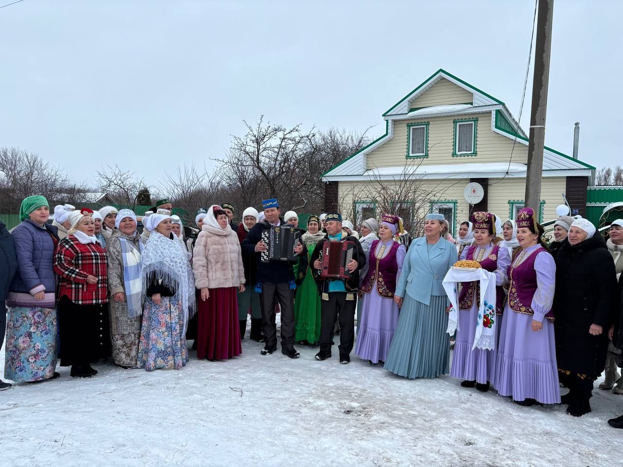 В Дрожжановском районе прошел праздник гусиного пера с участием активстов организации татарских женщин «Ак калфак»
