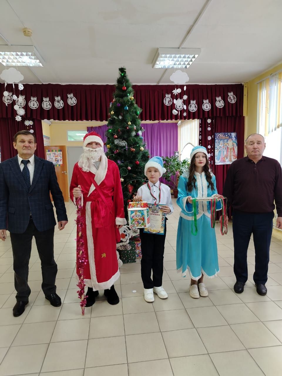 В селе Новое Ильмово прошел турнир по вольной борьбе на призы Деда Мороза