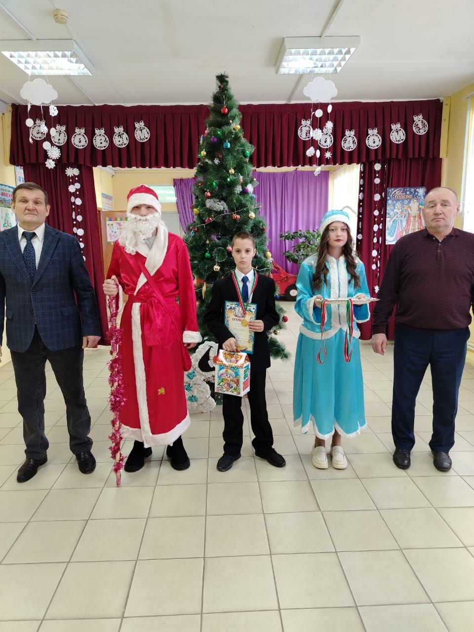 В селе Новое Ильмово прошел турнир по вольной борьбе на призы Деда Мороза