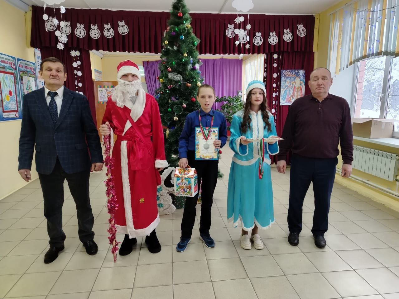 В селе Новое Ильмово прошел турнир по вольной борьбе на призы Деда Мороза