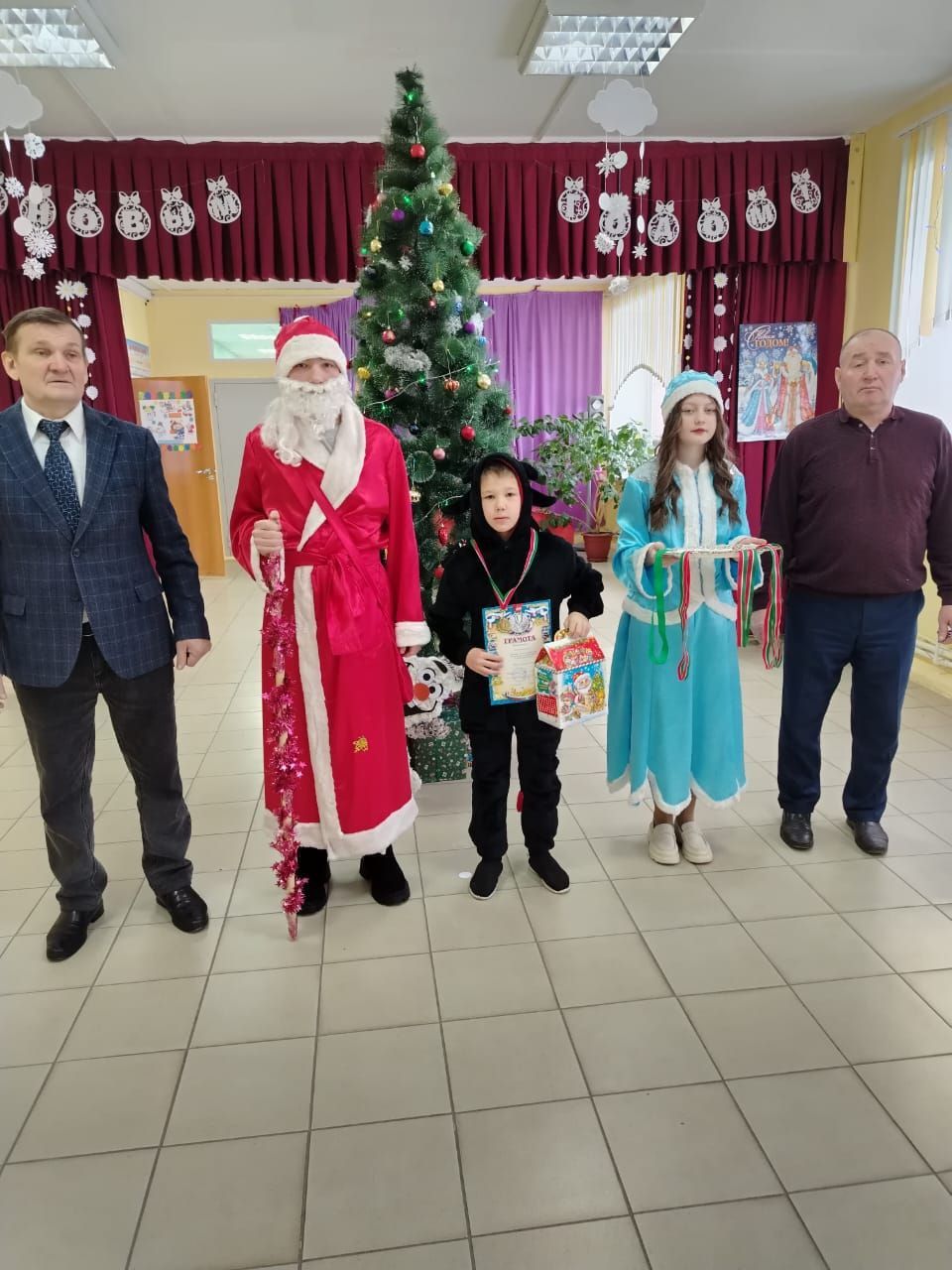 В селе Новое Ильмово прошел турнир по вольной борьбе на призы Деда Мороза