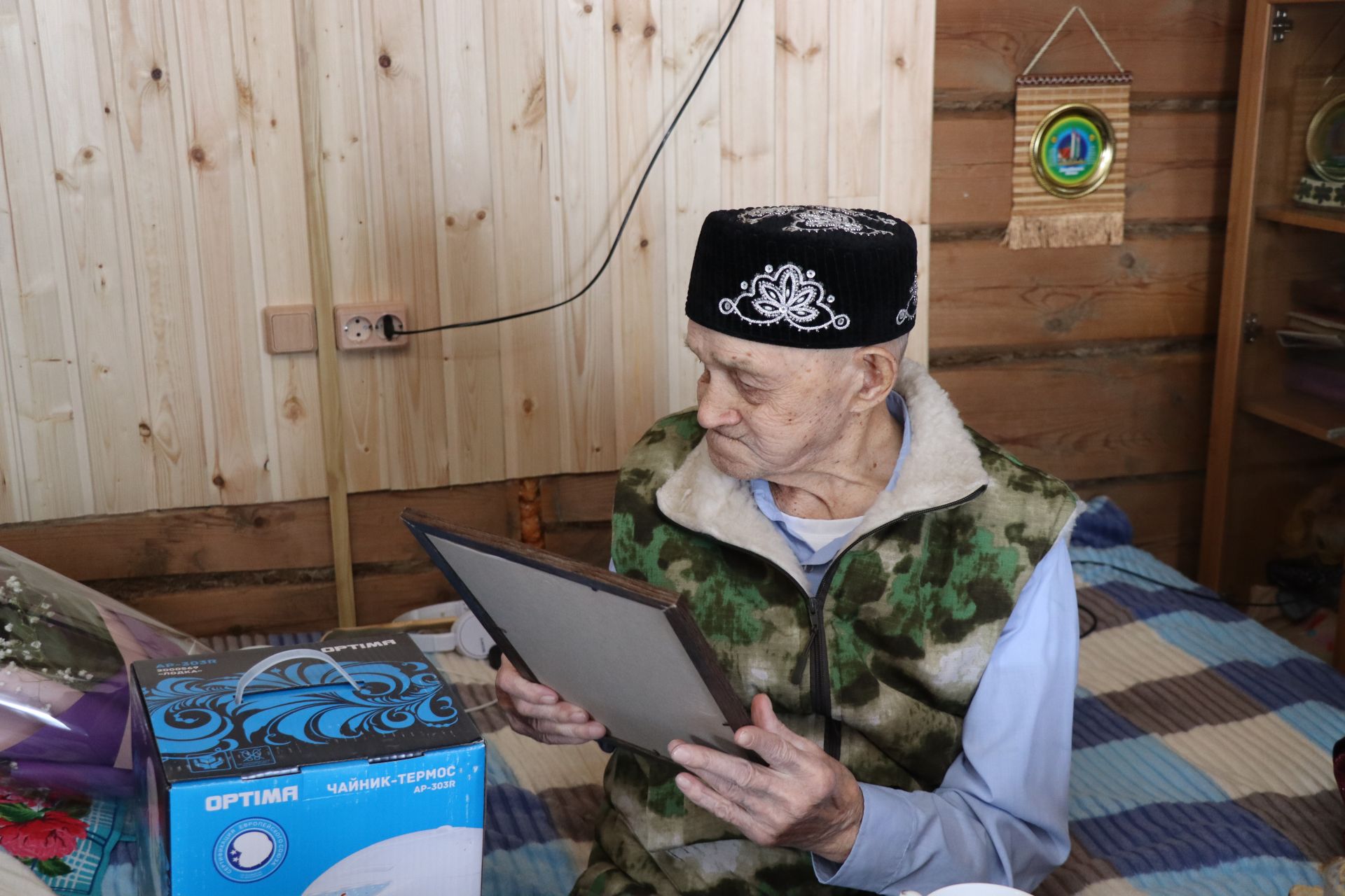 Иске Шәйморза авылында яшәүче Харис Шаһи улы Халитовка 90 яшь тулды