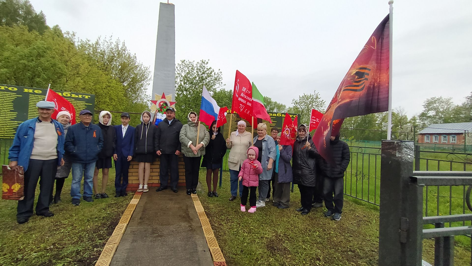 Ко Дню Победы в сёлах Дрожжановского района РТ проходят торжественные мероприятия