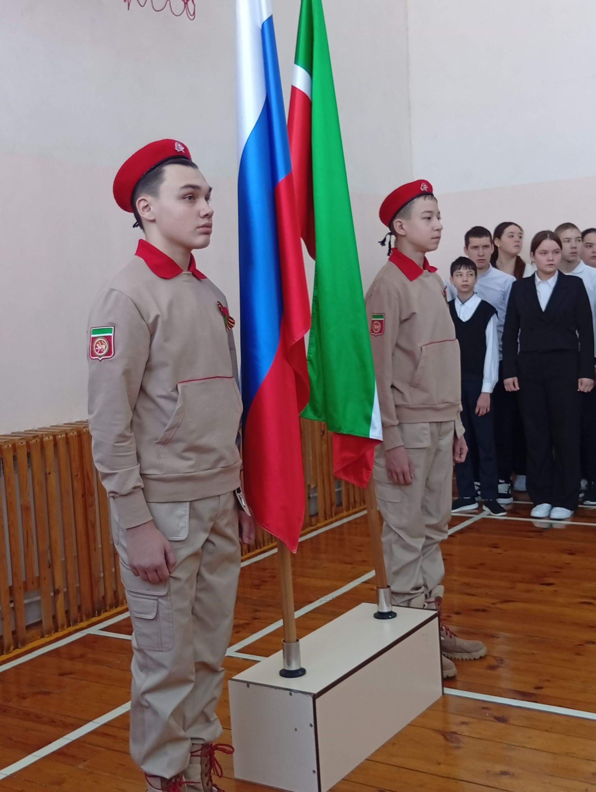 Традиционный месячник военно-патриотического воспитания стартовал в Дрожжановском районе