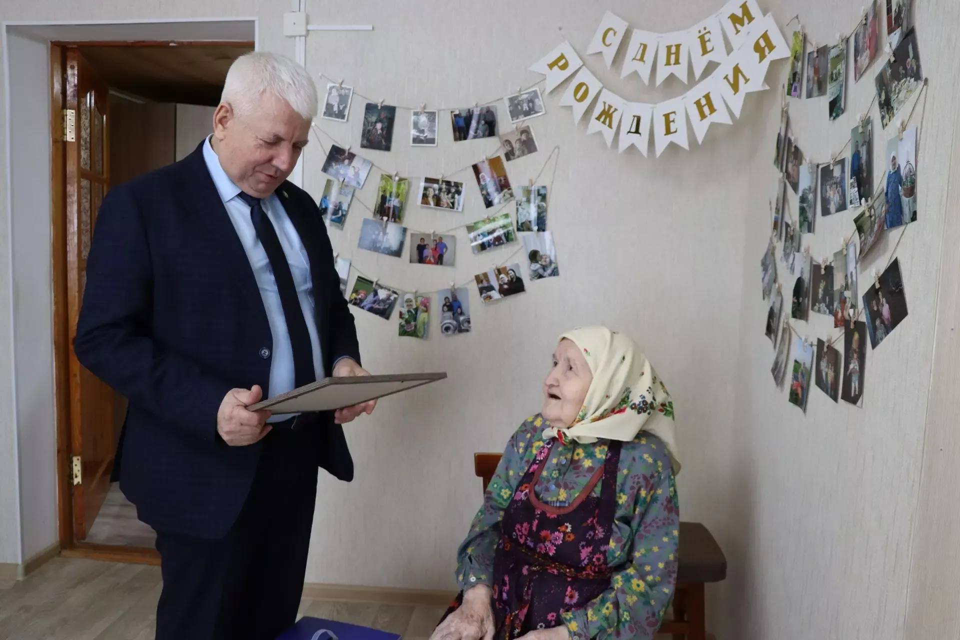 Жительница села Старые Убеи Дрожжановского района РТ отметила 90-летний юбилей