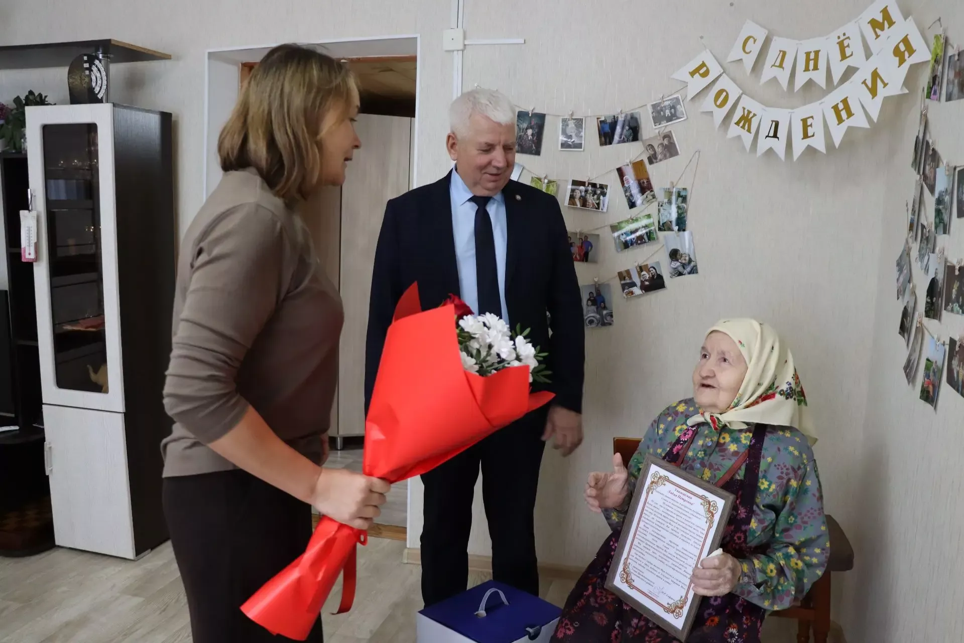 Жительница села Старые Убеи Дрожжановского района РТ отметила 90-летний юбилей