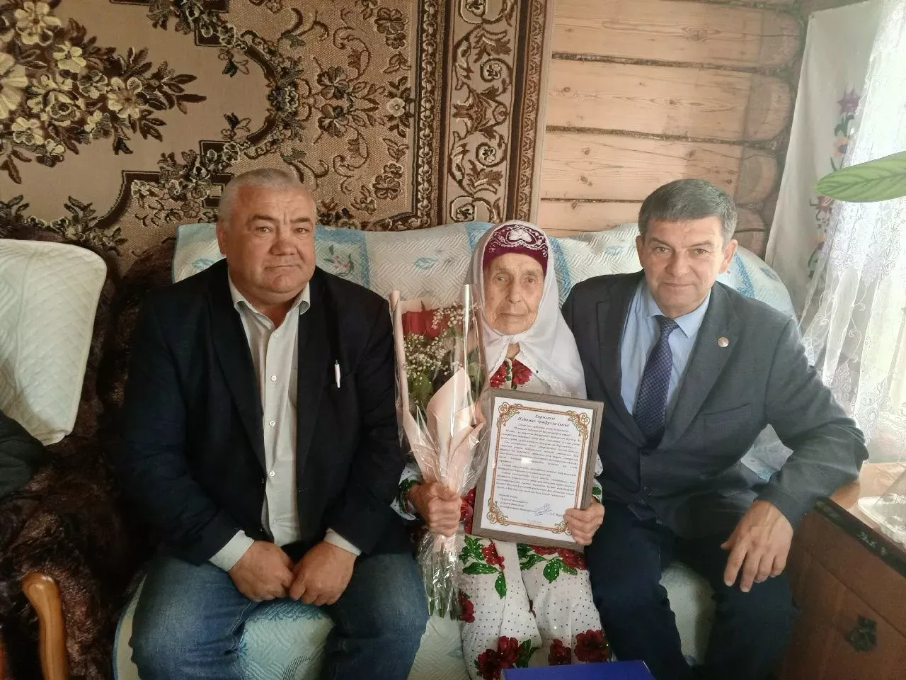 Жительница Малой Цильны Илхамия Сабитова отметила 90-летний юбилей