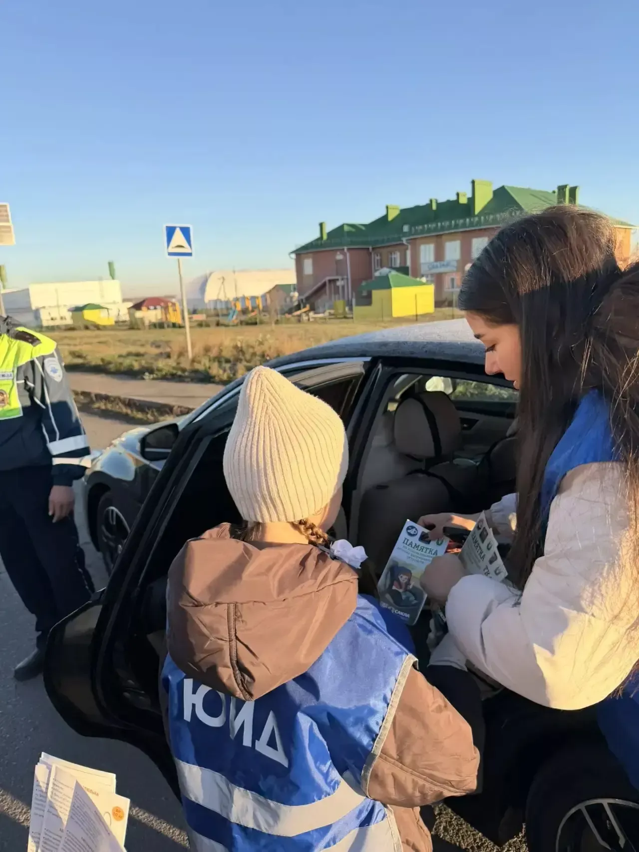 В детсаду «Сказка» прошла акция «Ребёнок — главный пассажир!»