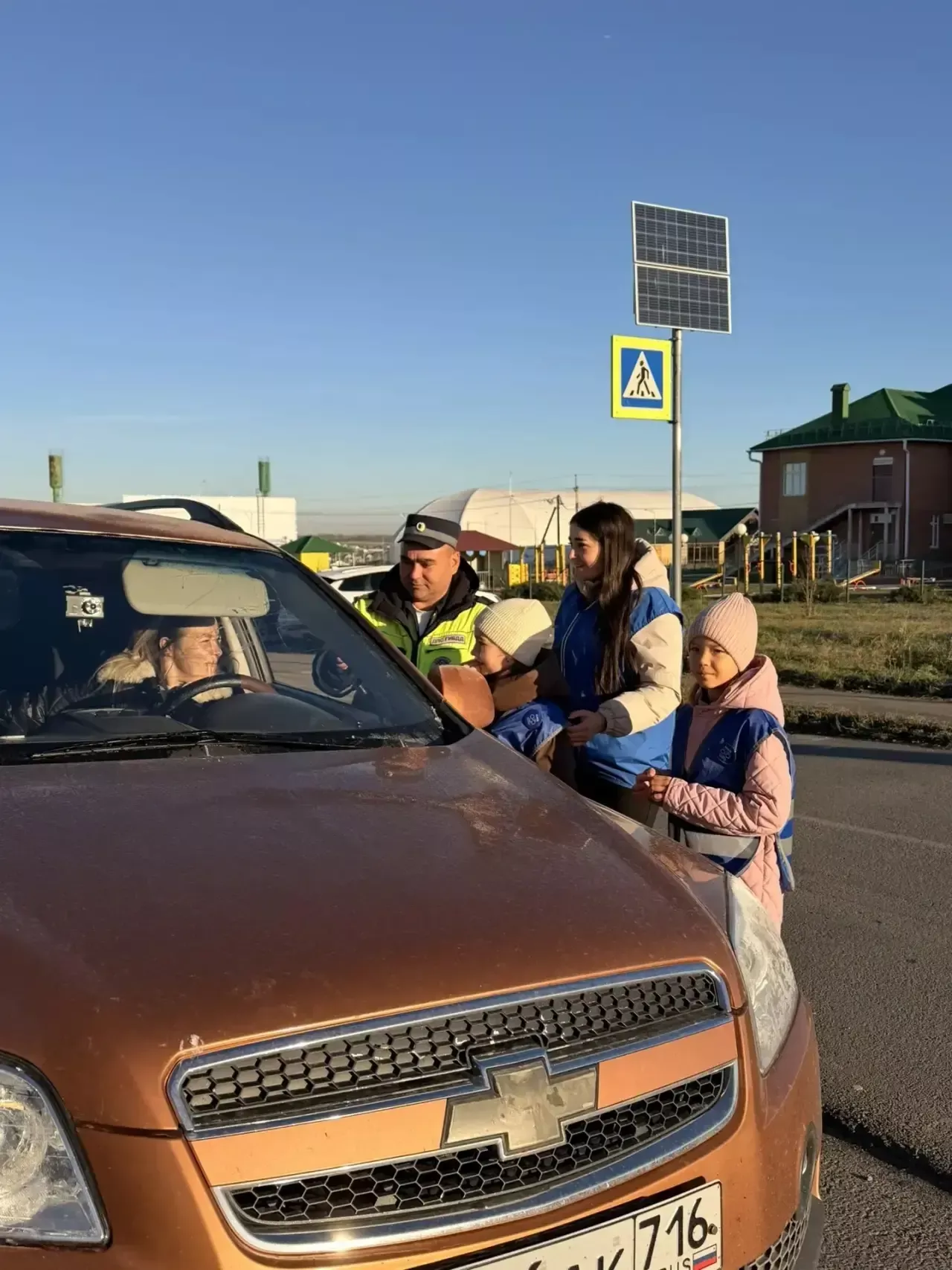 В детсаду «Сказка» прошла акция «Ребёнок — главный пассажир!»