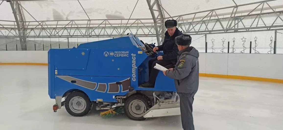 В Дрожжановском районе РТ провели техосмотр самоходных машин МБО «Спортивная школа»