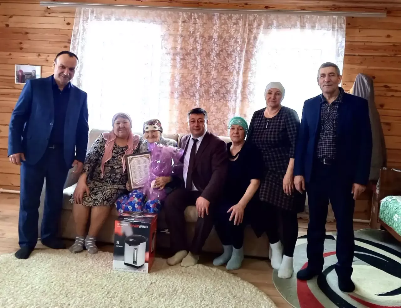 90 летний юбилей отметила жительница села Старые Какерли Дрожжановского района